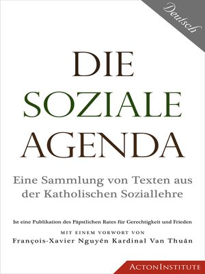 cover image of Die Soziale Agenda
